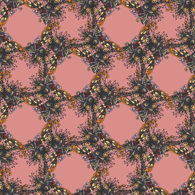 Soyut geometrik Dikişsiz desen tasarım çalışmaları için.