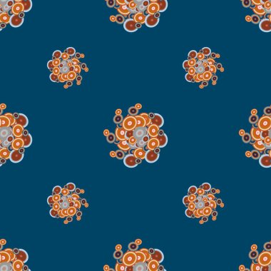 soyut geometrik renkli Dikişsiz desen arka plan için vektör çizim