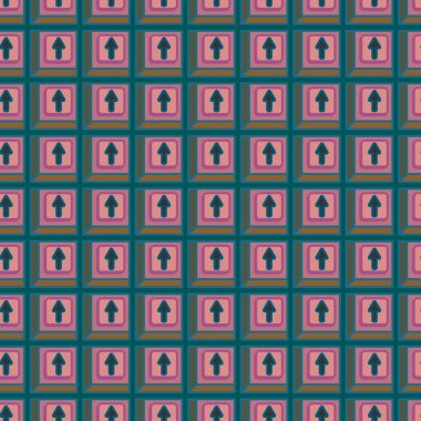 Kot düğmeleri Dikişsiz desen vektör çizim ile 