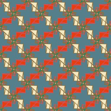 soyut geometrik Dikişsiz desen arka planı için. 