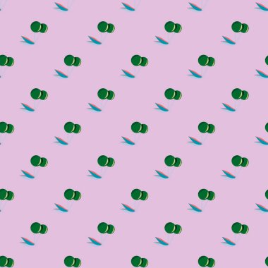 Şirin kiraz seamless modeli. Vektör çizim.