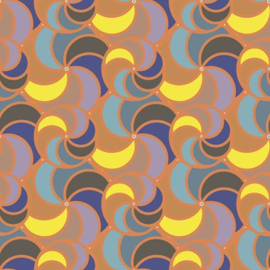 soyut geometrik renk desenli vektör çizimi