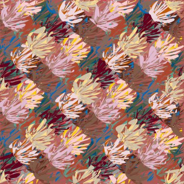 soyut dikişsiz desen, vektör illüstrasyonu