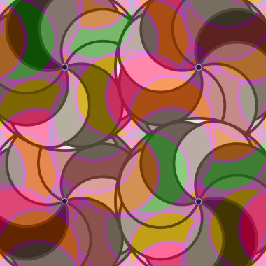 soyut geometrik renk desenli vektör çizimi