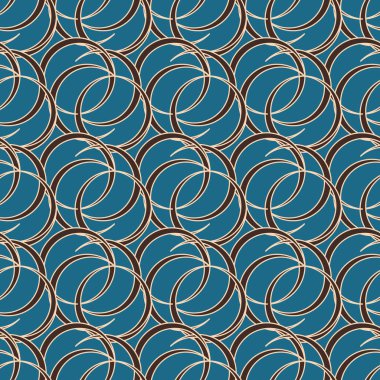 Daireler için arka plan ile Seamless modeli. vektör çizim