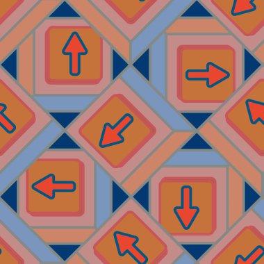 Kot düğmeleri Dikişsiz desen vektör çizim ile 