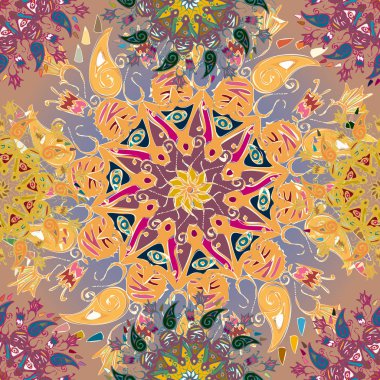 Arkaplan için soyut geometrik renkli desen. vektör illüstrasyonu 