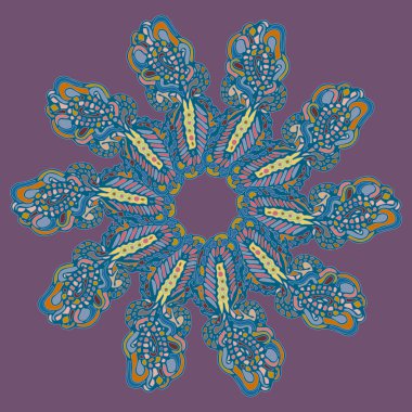 Stil zentangle yeni simetrik mandala doodle ile sanat esin kaynağı oldu. Duvar kağıdı, desen dolgularını, web sayfaları, yüzey dokuları için dekoratif nesne-ebilmek var olmak kullanılmış.