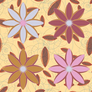 vektör çizim arka planı için seamless modeli   