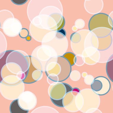 Daireler ile sorunsuz arka plan