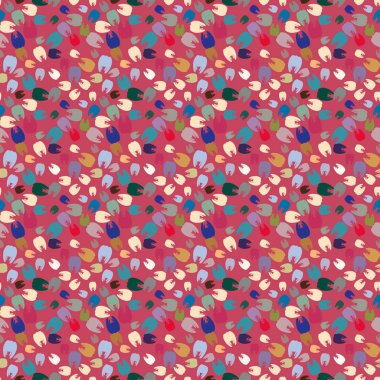 Çok renkli diş parlak Dikişsiz desen arka planı için.