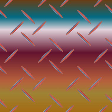 parlayan oluklu demir doku, paslanmaz çelik desen, vektör çizim 