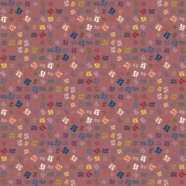 soyut geometrik renkli Dikişsiz desen arka plan için vektör çizim