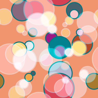 Daireler ile sorunsuz arka plan