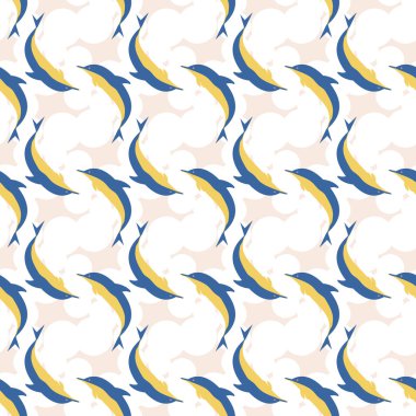 soyut geometrik renkli Dikişsiz desen arka plan için vektör çizim