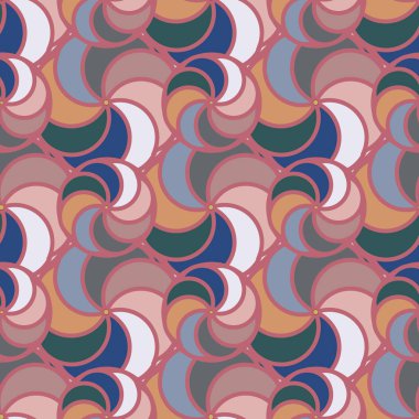 soyut geometrik renk desenli vektör çizimi