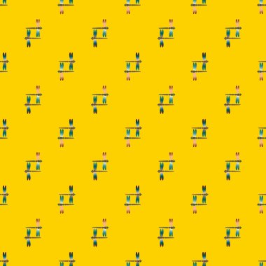 Yusufçuk seamless modeli. Vektör çizimler.