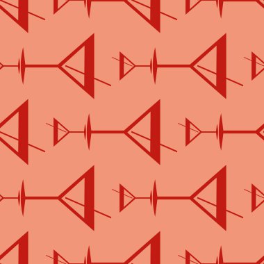 Tropik kokteyller desen, renkli kesintisiz vektör çizim