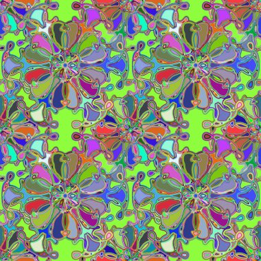 Soyut kaleydoskop renkli Dikişsiz desen arka planı için. 