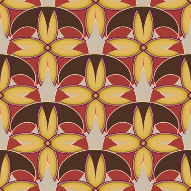 Sorunsuz çiçek desenli arka plan.