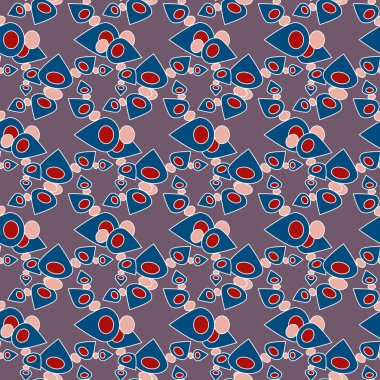 Soyut geo damla şeklindeki PIN arka plan deseni. 