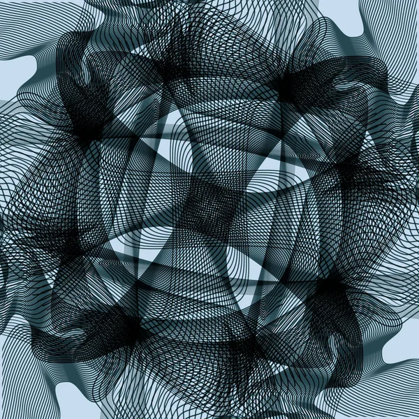 Abstracte Textuur Geometrische Entanglement Patroon Voor Achtergrond — Stockvector