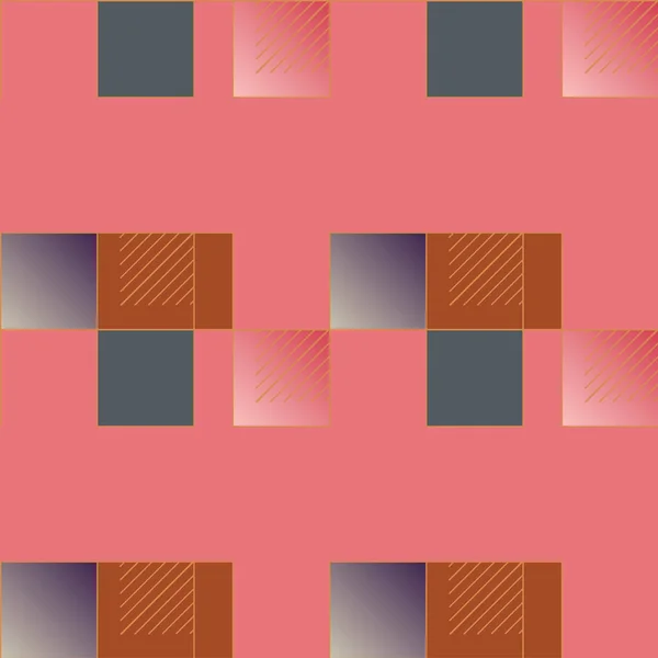 Mosaïque Graphique Abstraite Illustration Vectorielle Cubes Carrés — Image vectorielle