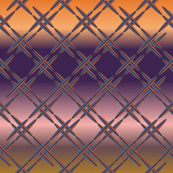 Векторна Ілюстрація Гофрованого Металу Безшовний Візерунок — стоковий вектор