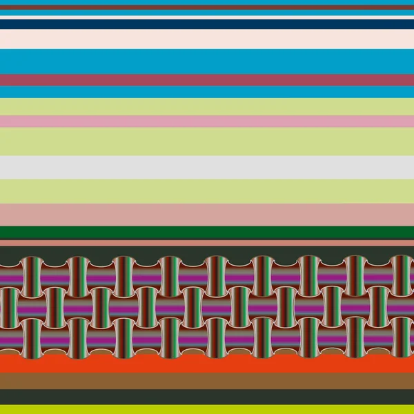 Patrón Colorido Geométrico Abstracto — Vector de stock