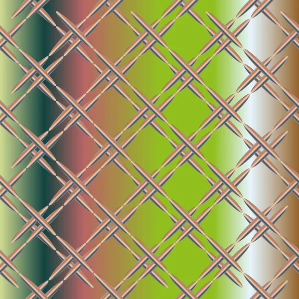 段ボールの金属 シームレスなパターンのベクトル イラスト — ストックベクタ