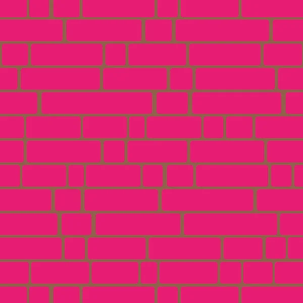 Seamless Texture Brick Wall Pattern Background — Stock Vector