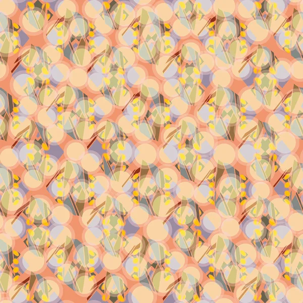 Abstract Geometrisch Kleurrijk Naadloos Patroon Voor Achtergrond — Stockvector