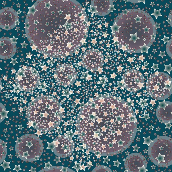 soyut geometrik renkli seamless modeli yıldız ile. Vektör çizim 