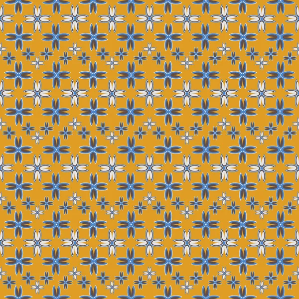 Çiçekler, vektör çizim ile çok renkli geometrik seamless modeli 