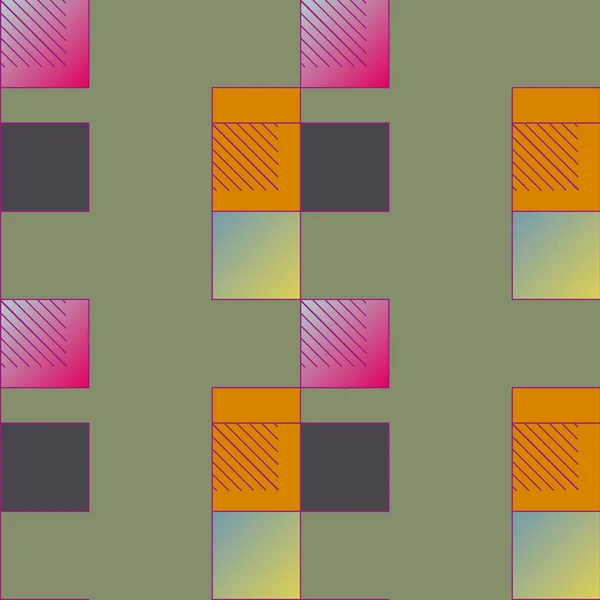 Píxeles Gráficos Abstractos Ilustración Vectorial Cubos Cuadrados — Archivo Imágenes Vectoriales