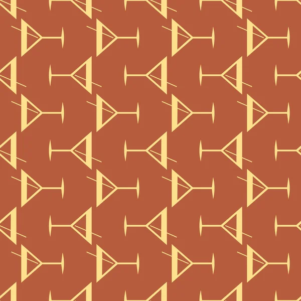 Tropik kokteyller desen, renkli kesintisiz vektör çizim