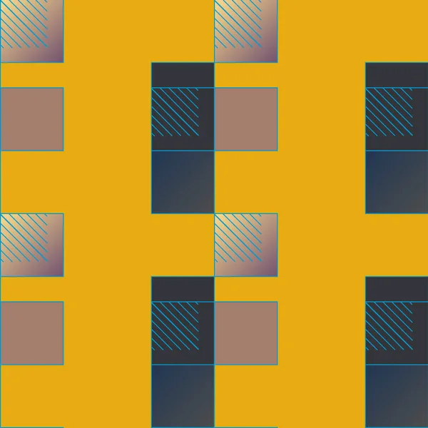Kleurrijke Abstracte Pixels Vectorillustratie Van Blokjes Pleinen — Stockvector