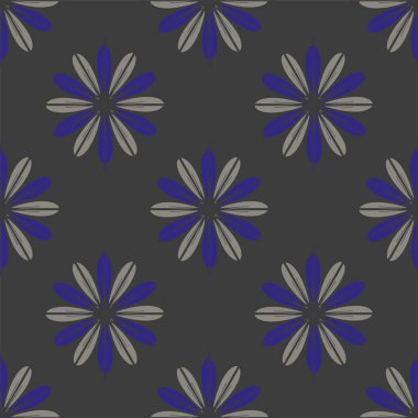  arka plan için çiçekli soyut geometrik seamless modeli