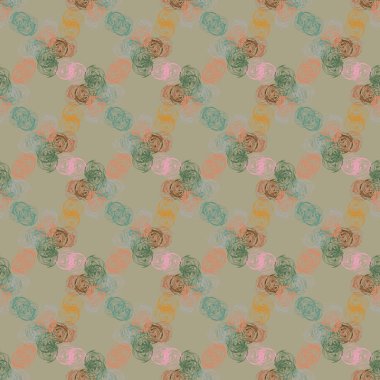 Soyut geometrik renkli seamless modeli, arka plan