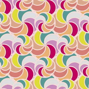 soyut geometrik renk desenli vektör çizimi