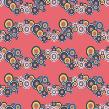 soyut geometrik renkli Dikişsiz desen arka plan için vektör çizim