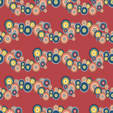 soyut geometrik renkli Dikişsiz desen arka plan için vektör çizim