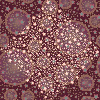 soyut geometrik renkli seamless modeli yıldız ile. Vektör çizim 