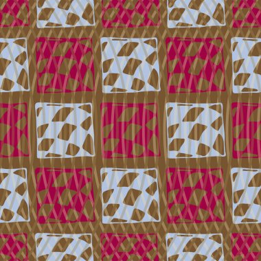 Arka plan için soyut geometrik renkli desen. Duvar kağıdı, desen dolgularını, web sayfası arka planı, yüzey dokuları için dekoratif zemin-ebilmek var olmak kullanılmış.