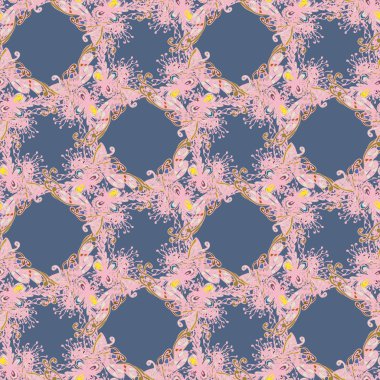 Soyut geometrik Dikişsiz desen tasarım çalışmaları için.