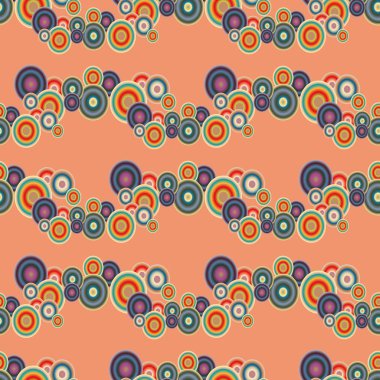 soyut geometrik renkli Dikişsiz desen arka plan için vektör çizim
