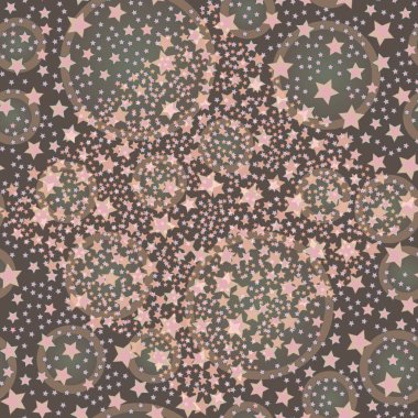 soyut geometrik renkli seamless modeli yıldız ile. Vektör çizim 