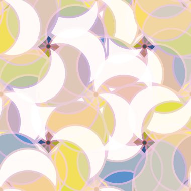 soyut geometrik renk desenli vektör çizimi