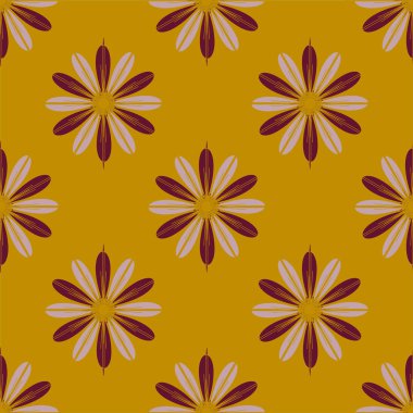  arka plan için çiçekli soyut geometrik seamless modeli