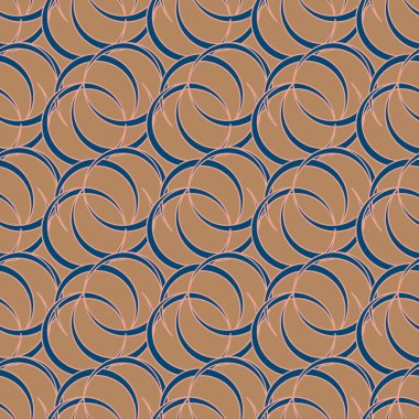 Daireler için arka plan ile Seamless modeli. vektör çizim